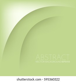 Green curve vector background overlap layer with space for text and message design