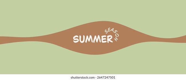Las curvas verdes y las olas del mar varían de fondo de Vector suave a oscuro ilustración de estilo de diseño plano.