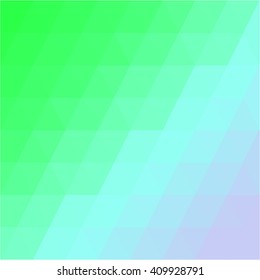 Green cyan pink triangle abstract background