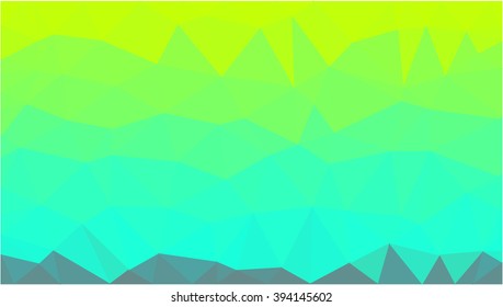Green cyan polygonal background