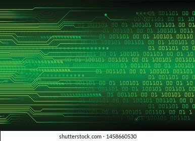 green cyber circuit future technology concept background