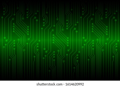 green cyber circuit future technology concept background