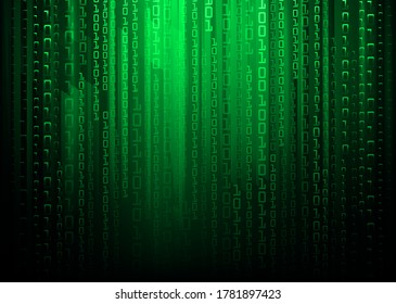 green cyber circuit future technology concept background