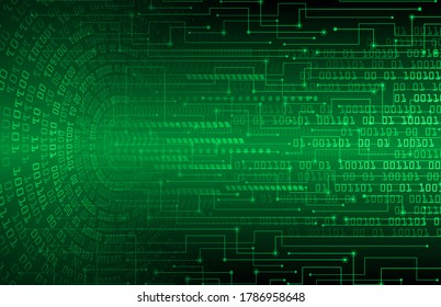 green cyber circuit future technology concept background