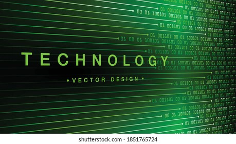 green cyber circuit future technology concept background