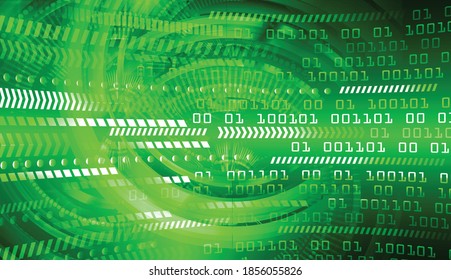 green cyber circuit future technology concept background