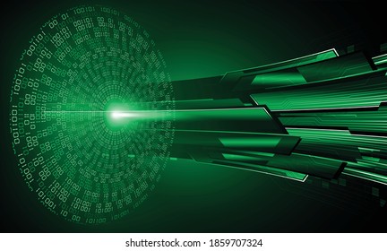 green cyber circuit future technology concept background