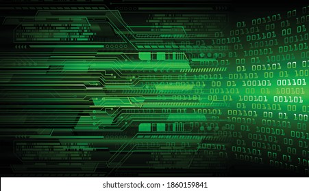 green cyber circuit future technology concept background