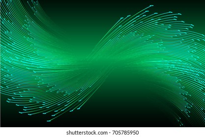 green cyber high tech circuit board,rotate spiral