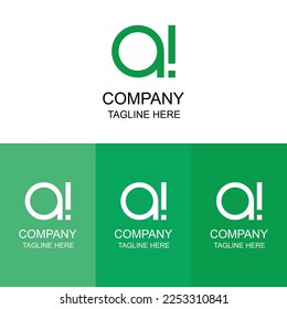 green daily activity logo collection