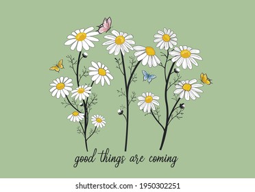 green daisy butterfly daisy spring dreamer butterflies and daisies positive quote flower design margarita 
mariposa
stationery,mug,t shirt,phone case fashion slogan  style spring summer sticker 