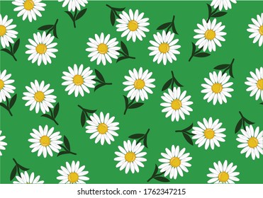 green daisy pattern daisy pattern hand drawn design ditsy flower design springy vector fabric towel  pattern summer print  ditsy flower 
stationery,towel,linens,sationery repeat pattern