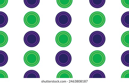 Green and Dark blue Coin Background Pattern Motif. Seamless Design. Premium Oriental Geometric Texture with Modern Vintage Flair. Traditional Asian Zigzag and Wave Pattern.