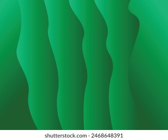 Diseño de fondo degradado con combinación de colores verde y verde oscuro. Diseño de fondo de degradado liso tipo liner de combinación de color verde y verde oscuro. 