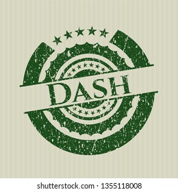 Green Dash distress rubber texture