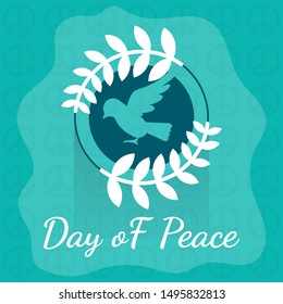 Green day of peace background