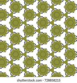 Green decorative pattern