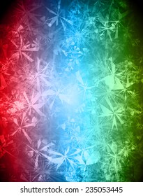 Green Defocused Light, Flickering Lights, Vector abstract festive background with bokeh defocused lights. 