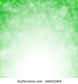 Green defocused lights vector.