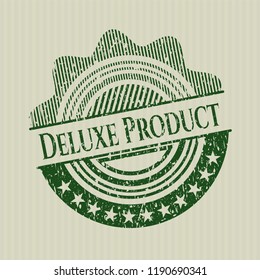 Green Deluxe Product distressed grunge seal