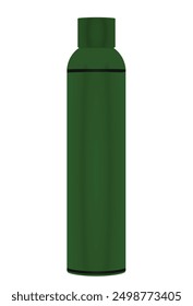 Pack desodorante verde. Ilustración vectorial