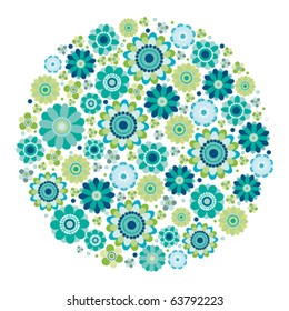 Green Design - Flower Circle.