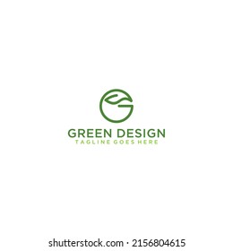 Green design logo illustration .