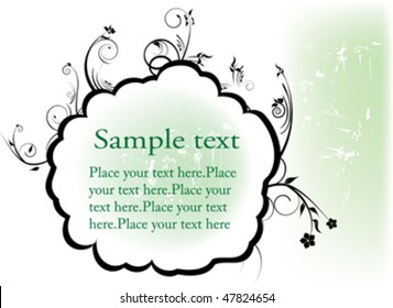 green  design with place for your text