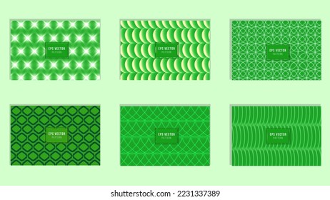 Plantilla de presentación de diseño verde Fondo de patrón sin problemas para Powerpoint, Brochure, Web, perfil de empresa, marca, banner
