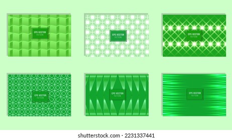 Plantilla de presentación de diseño verde Fondo de patrón sin problemas para Powerpoint, Brochure, Web, perfil de empresa, marca, banner