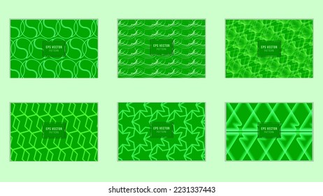 Green Design Presentation Template Seamless Pattern Background for Powerpoint, Brochure, Web, Company Profile, Brand, Banner