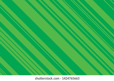 Green diagonal lines. Striped colorful background. Vector illustration
