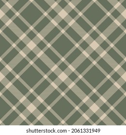 Green Diagonal Plaid Tartan textured Seamless pattern design suitable for fashion textiles and graphics