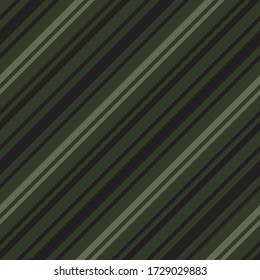 Green diagonal striped seamless pattern background suitable for fashion textiles, graphics
