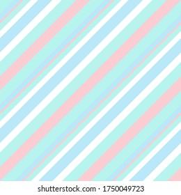 Green diagonal striped seamless pattern background suitable for fashion textiles, graphics