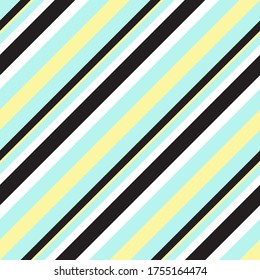 Green diagonal striped seamless pattern background suitable for fashion textiles, graphics