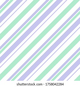 Green diagonal striped seamless pattern background suitable for fashion textiles, graphics