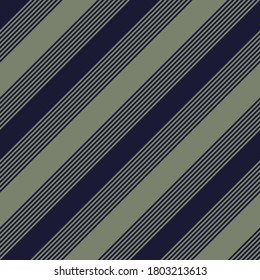 Green diagonal striped seamless pattern background suitable for fashion textiles, graphics