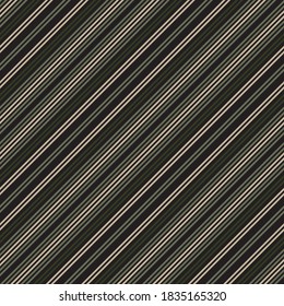 Green diagonal striped seamless pattern background suitable for fashion textiles, graphics