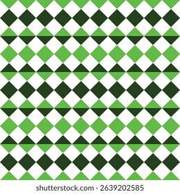 Green Diamond Checker Pattern. Perfect for art and crafts, digital paper, fabric printing, textile printing, packaging, scrapbooking, gift wrap, background and more.
