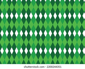 Vector de fondo de forma geométrica de diamante verde.
