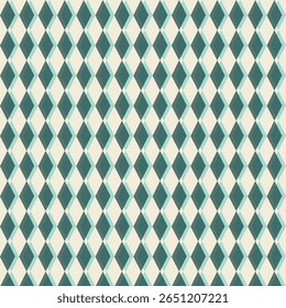 Green diamond seamless pattern background. Abstract pattern background.