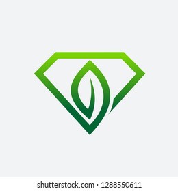 Green Diamond Vector