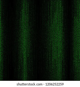 Green digital background. Matrix numbers. Abstract tech background.