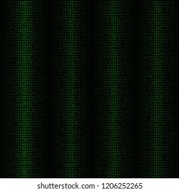 Green digital background. Matrix numbers. Abstract tech background.