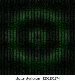Green digital background. Matrix numbers. Abstract tech background.
