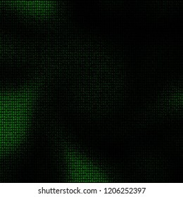 Green digital background. Matrix numbers. Abstract tech background.