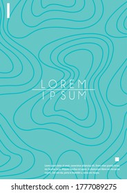 green digital cover abstract background vector illustration design