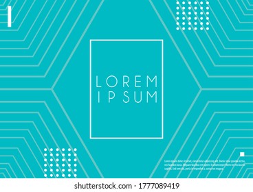 green digital cover abstract background vector illustration design