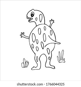 Green Dinosaur for kids design